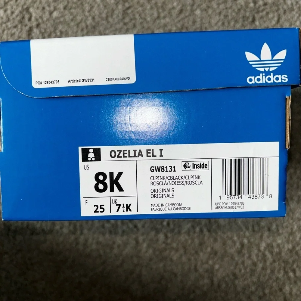 Ozelia EL I Adidas Toddler Size 8